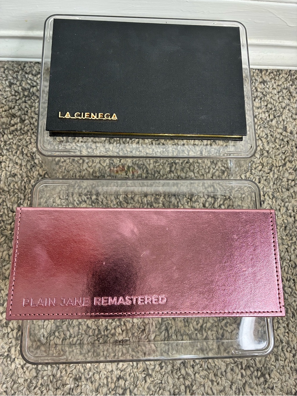 Adept Cosmetic Plain Jane Remastered & La Cinega eyeshadow palettes
